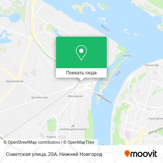 Карта Советская улица, 20А