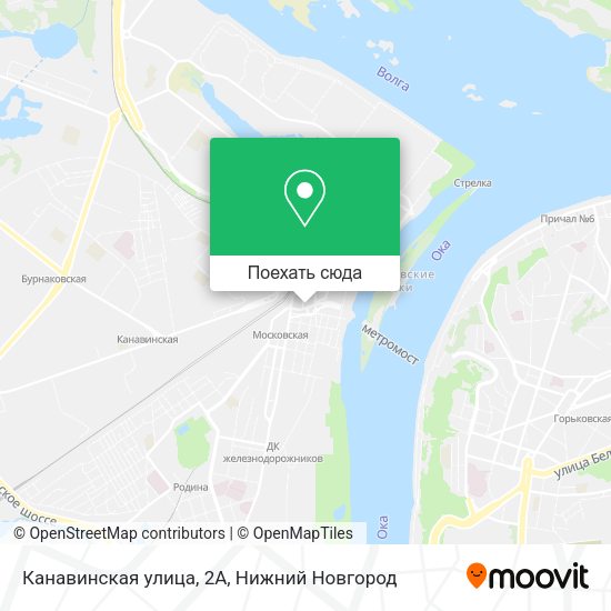 Карта Канавинская улица, 2А