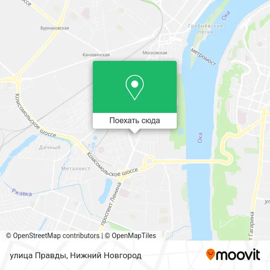 Карта улица Правды