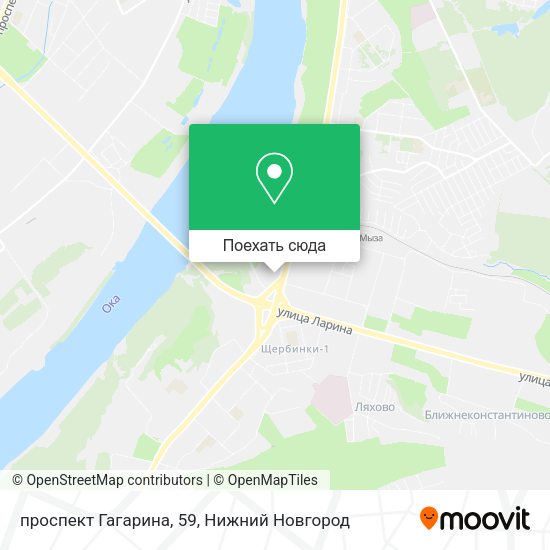 Карта проспект Гагарина, 59