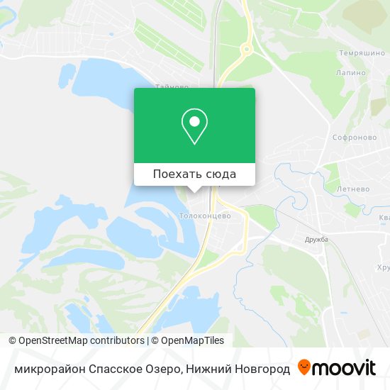 Карта микрорайон Спасское Озеро