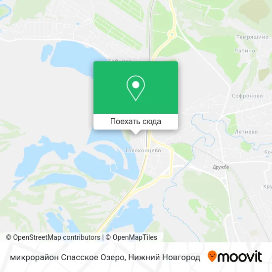 Карта микрорайон Спасское Озеро