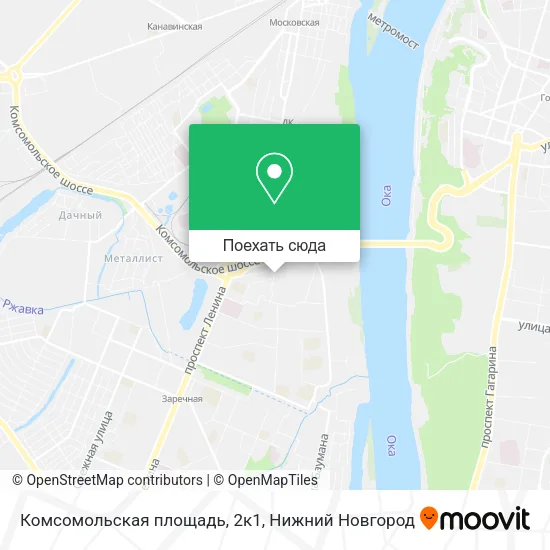 Карта Комсомольская площадь, 2к1