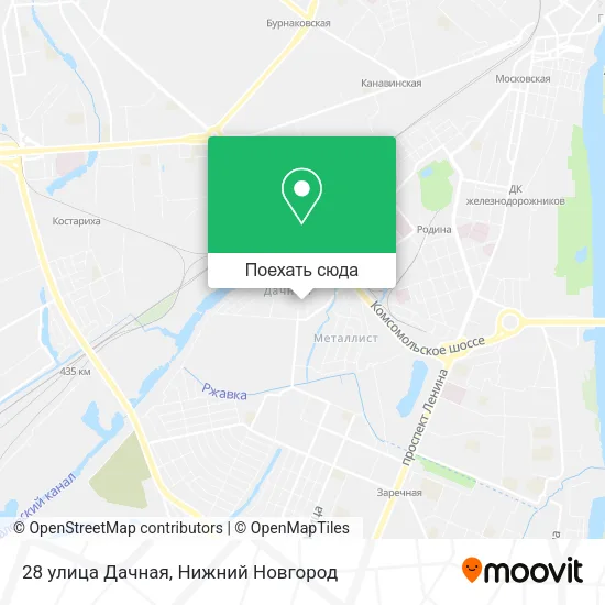 Карта 28 улица Дачная