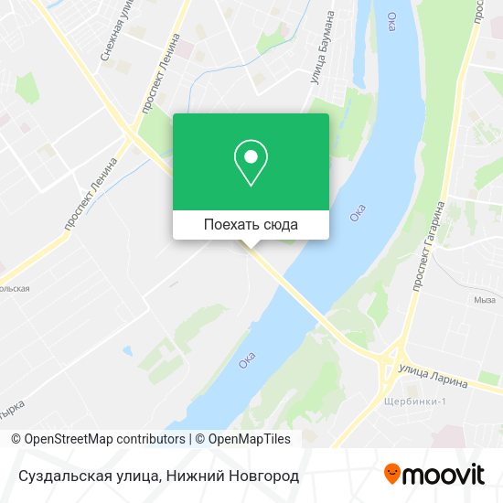 Карта Суздальская улица