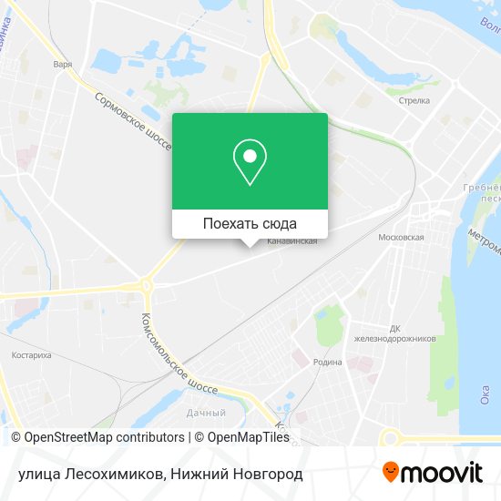Карта улица Лесохимиков