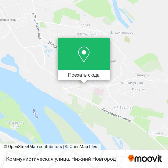 Карта Коммунистическая улица