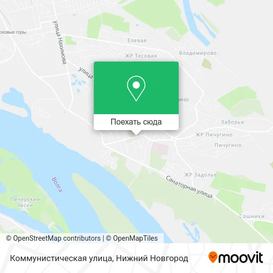 Карта Коммунистическая улица