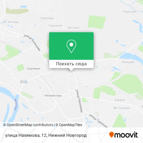Карта улица Нахимова, 12