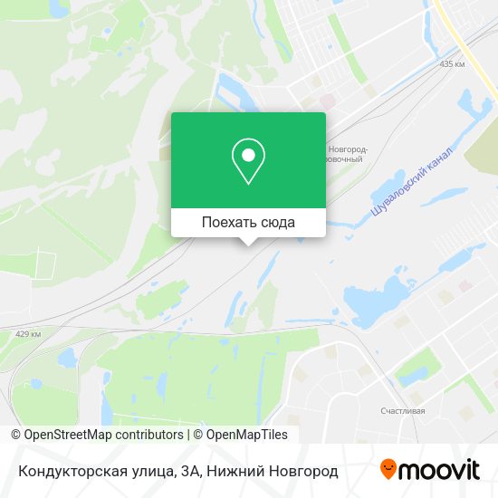 Карта Кондукторская улица, 3А
