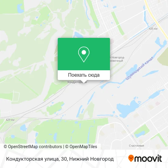 Карта Кондукторская улица, 30