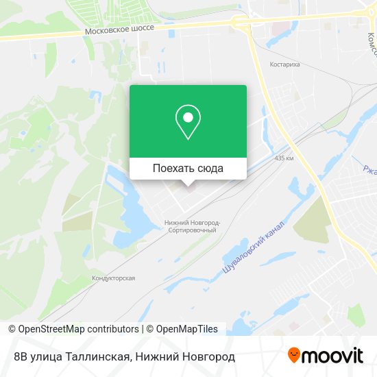 Карта 8В улица Таллинская