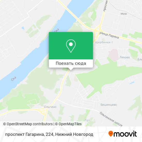 Карта проспект Гагарина, 224