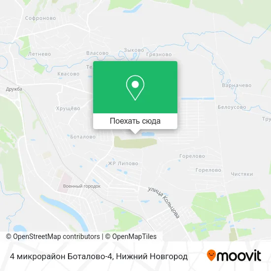 Карта 4 микрорайон Боталово-4