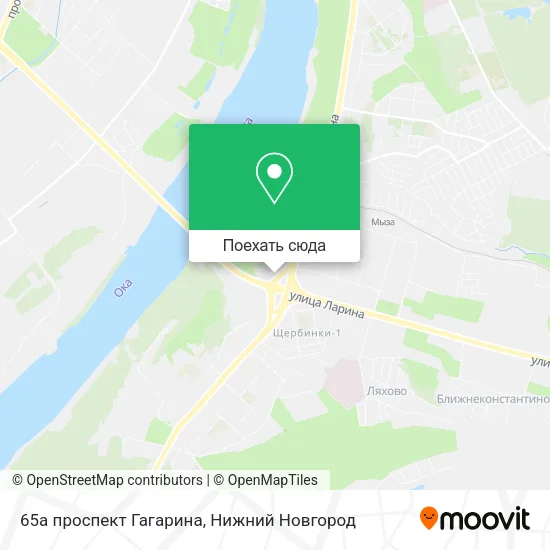 Карта 65а проспект Гагарина