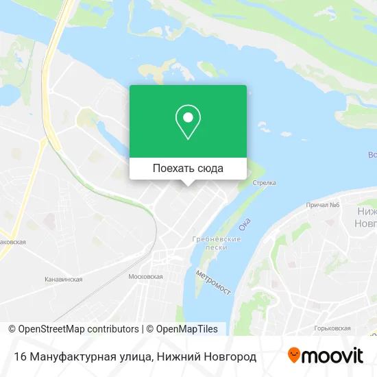 Карта 16 Мануфактурная улица