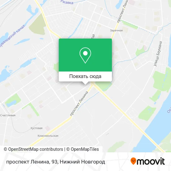 Карта проспект Ленина, 93