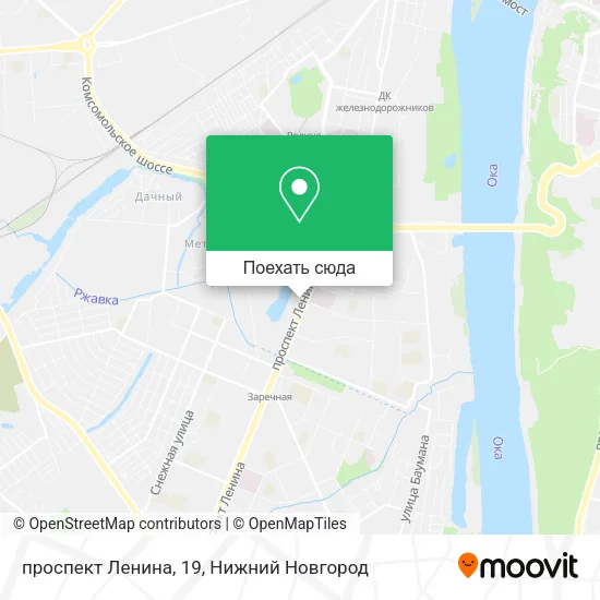 Карта проспект Ленина, 19