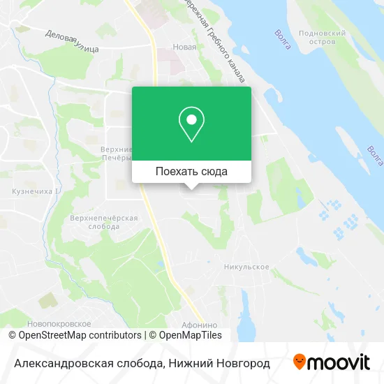 Карта Александровская слобода