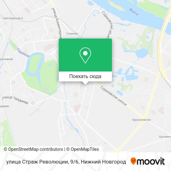 Карта улица Страж Революции, 9/6