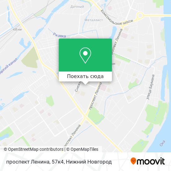 Карта проспект Ленина, 57к4