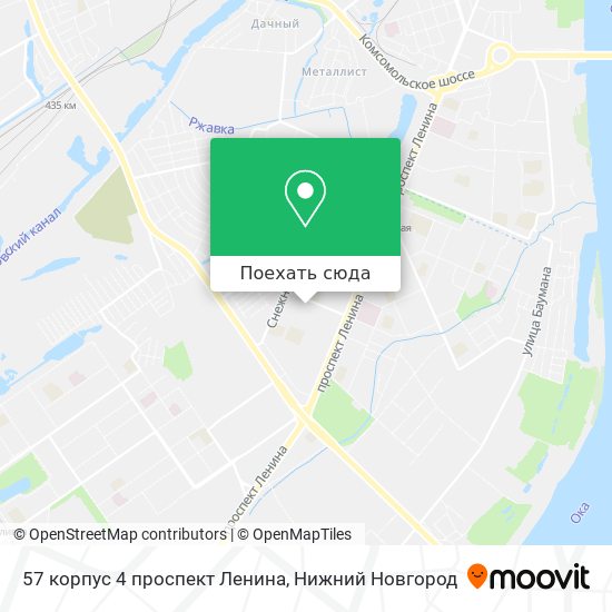 Карта 57 корпус 4 проспект Ленина