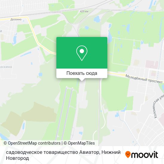 Карта садоводческое товарищество Авиатор