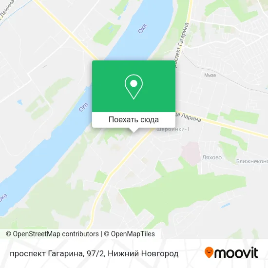 Карта проспект Гагарина, 97/2