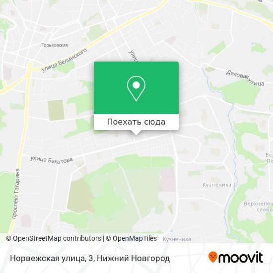 Карта Норвежская улица, 3