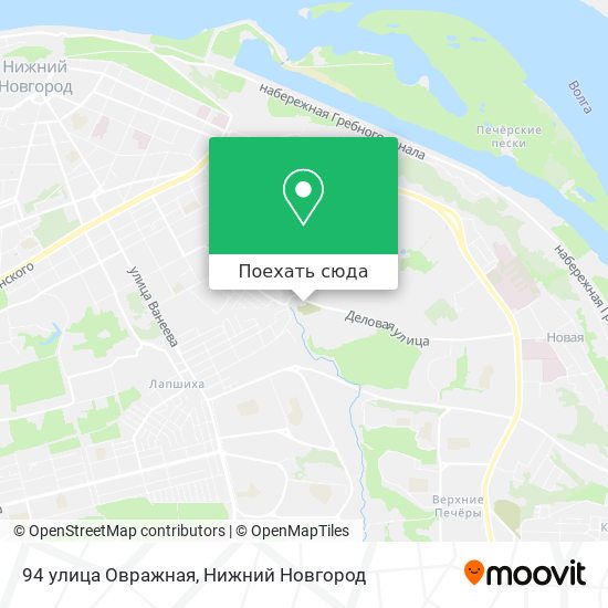 Карта 94 улица Овражная