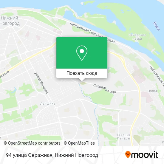 Карта 94 улица Овражная