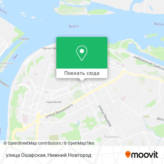 Карта улица Ошарская