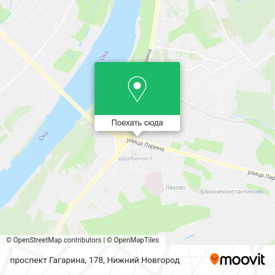 Карта проспект Гагарина, 178