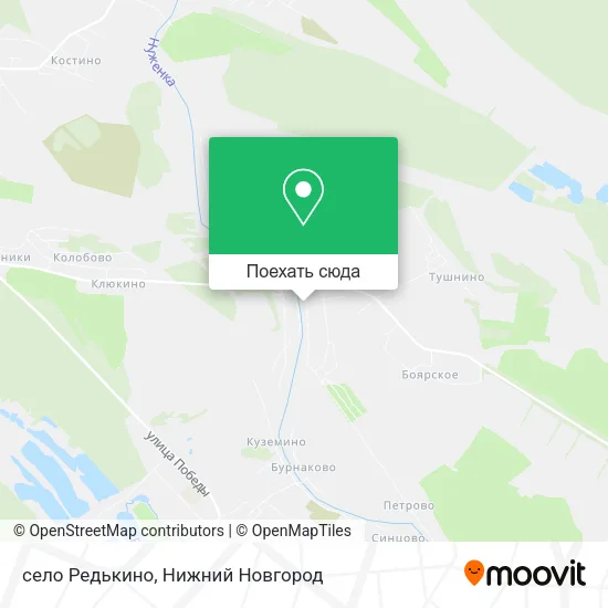 Карта село Редькино