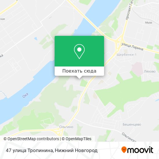 Карта 47 улица Тропинина