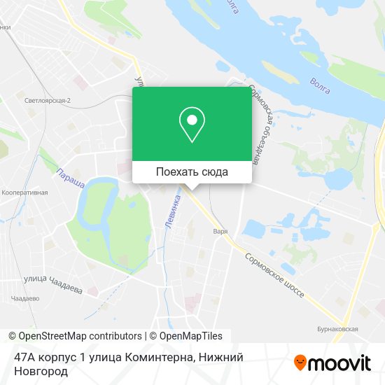 Карта 47А корпус 1 улица Коминтерна