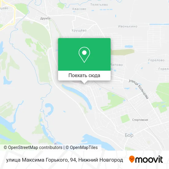 Карта улица Максима Горького, 94