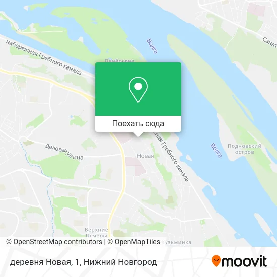 Карта деревня Новая, 1