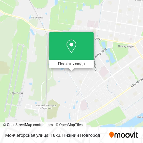 Карта Мончегорская улица, 18к3