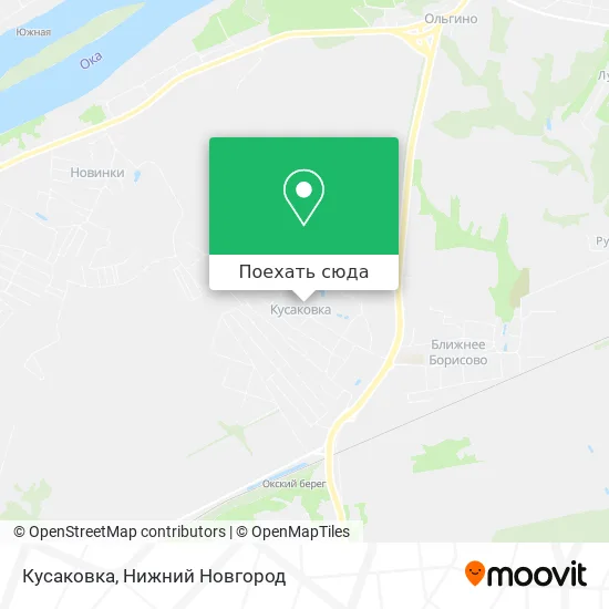 Карта Кусаковка