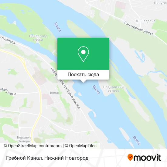 Карта Гребной Канал