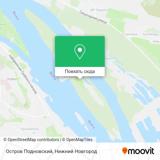 Карта Остров Подновский