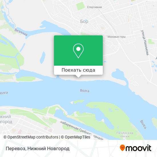Карта Перевоз