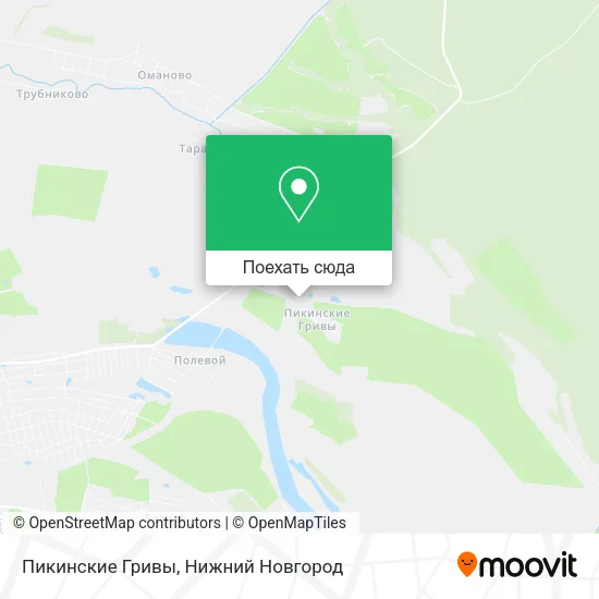 Карта Пикинские Гривы