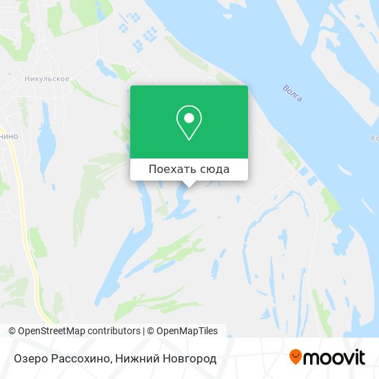 Карта Озеро Рассохино