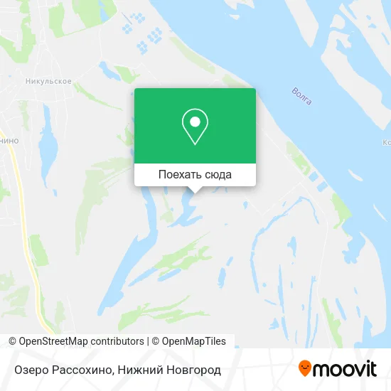 Карта Озеро Рассохино