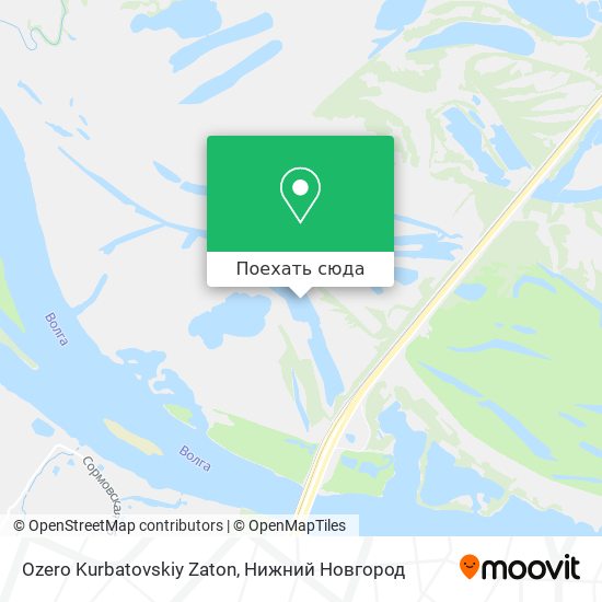 Карта Ozero Kurbatovskiy Zaton
