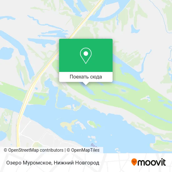 Карта Озеро Муромское