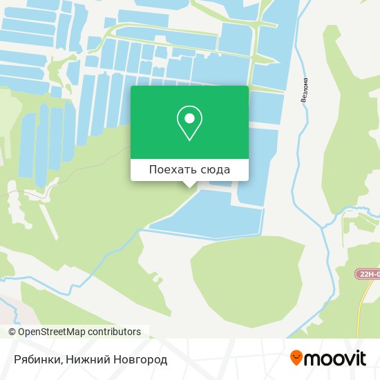 Карта Рябинки