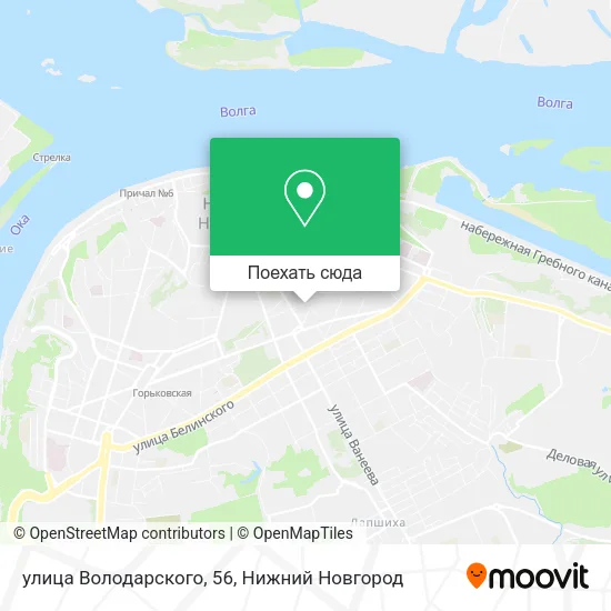 Карта улица Володарского, 56